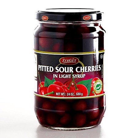 Zergut Pitted Sour Syrup Cherries Light Foods in Marvel 