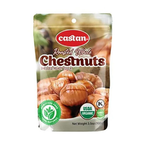 Roasted Whole Chestnuts, 100g