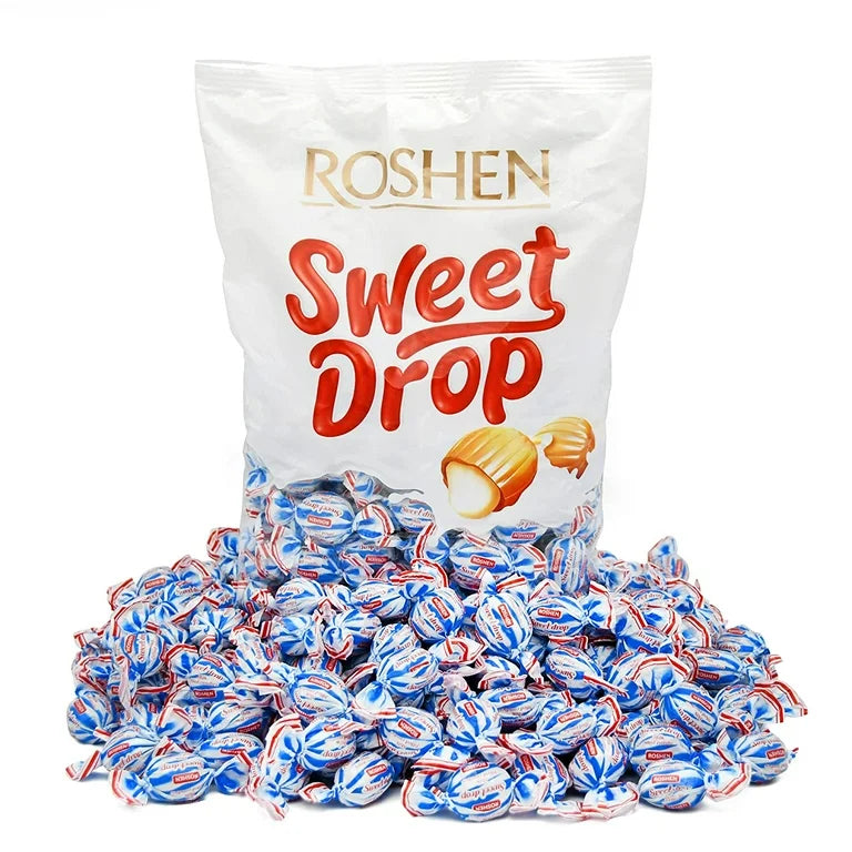 Roshen Sweet Drop Milk Caramel Candy, 378g