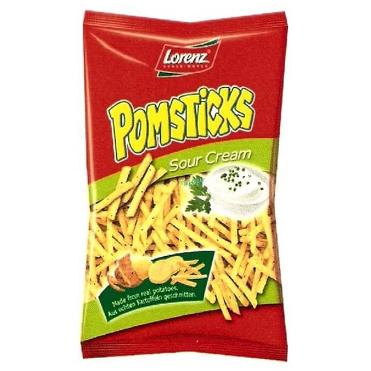 Lorenz Sour Cream Pomsticks, 100g