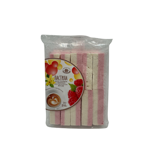 Vanilla & Raspberry Flavor Pastila, 210g