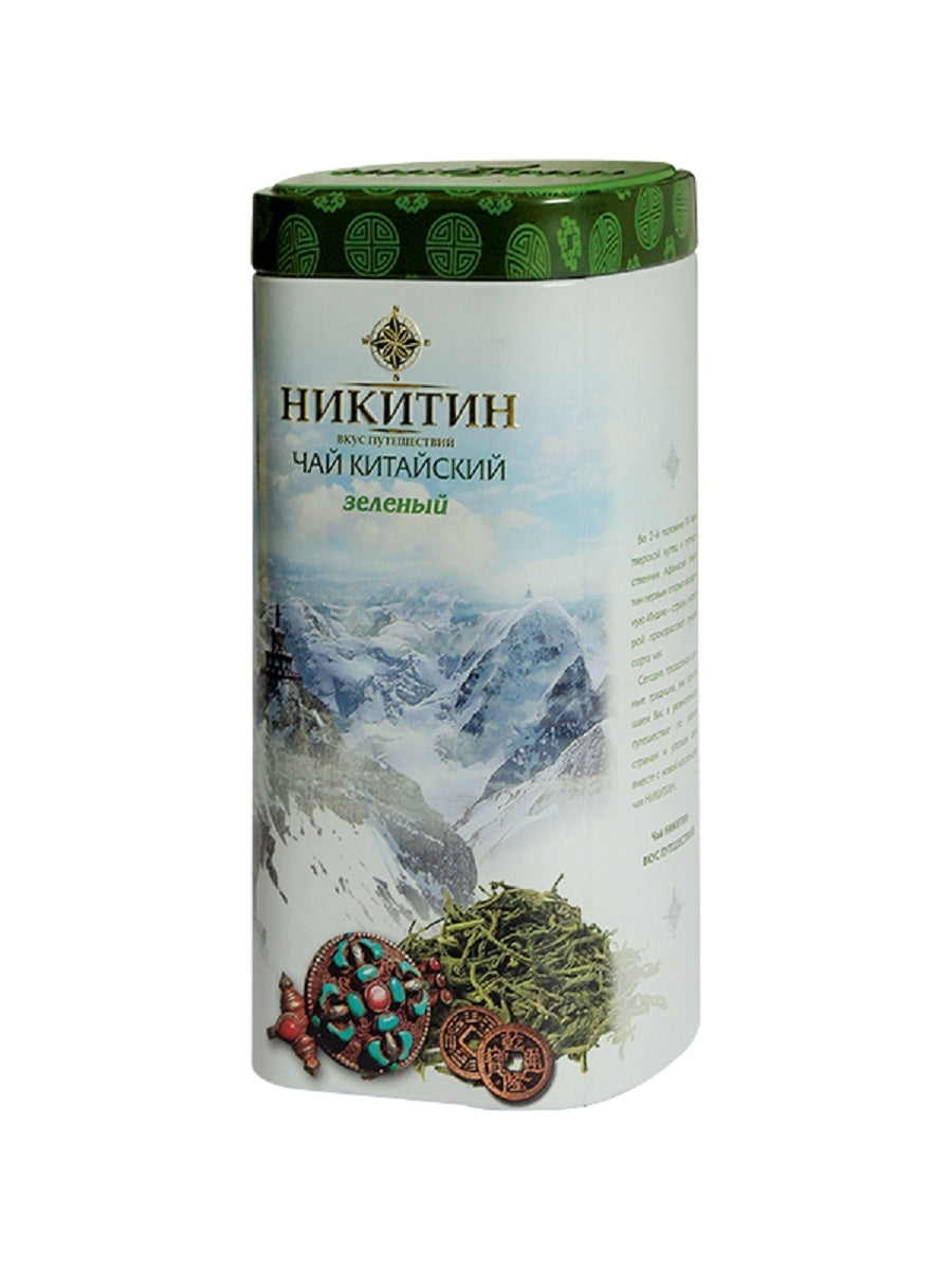 box of Nikitin Chinese Green Tea Loose, 100g