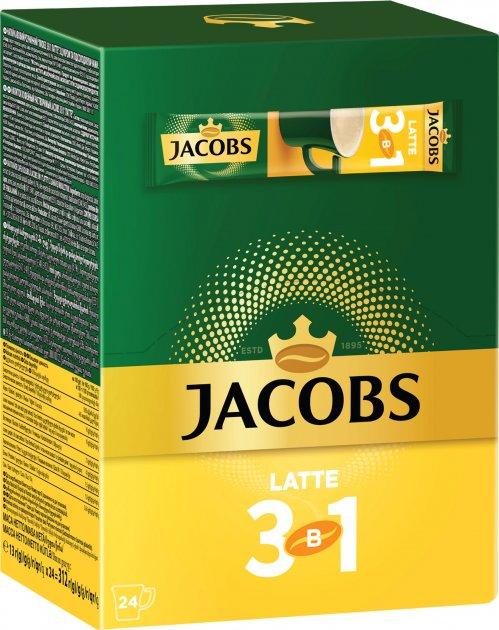 Jacobs 3 in 1 Instant Latte, 24 Packets