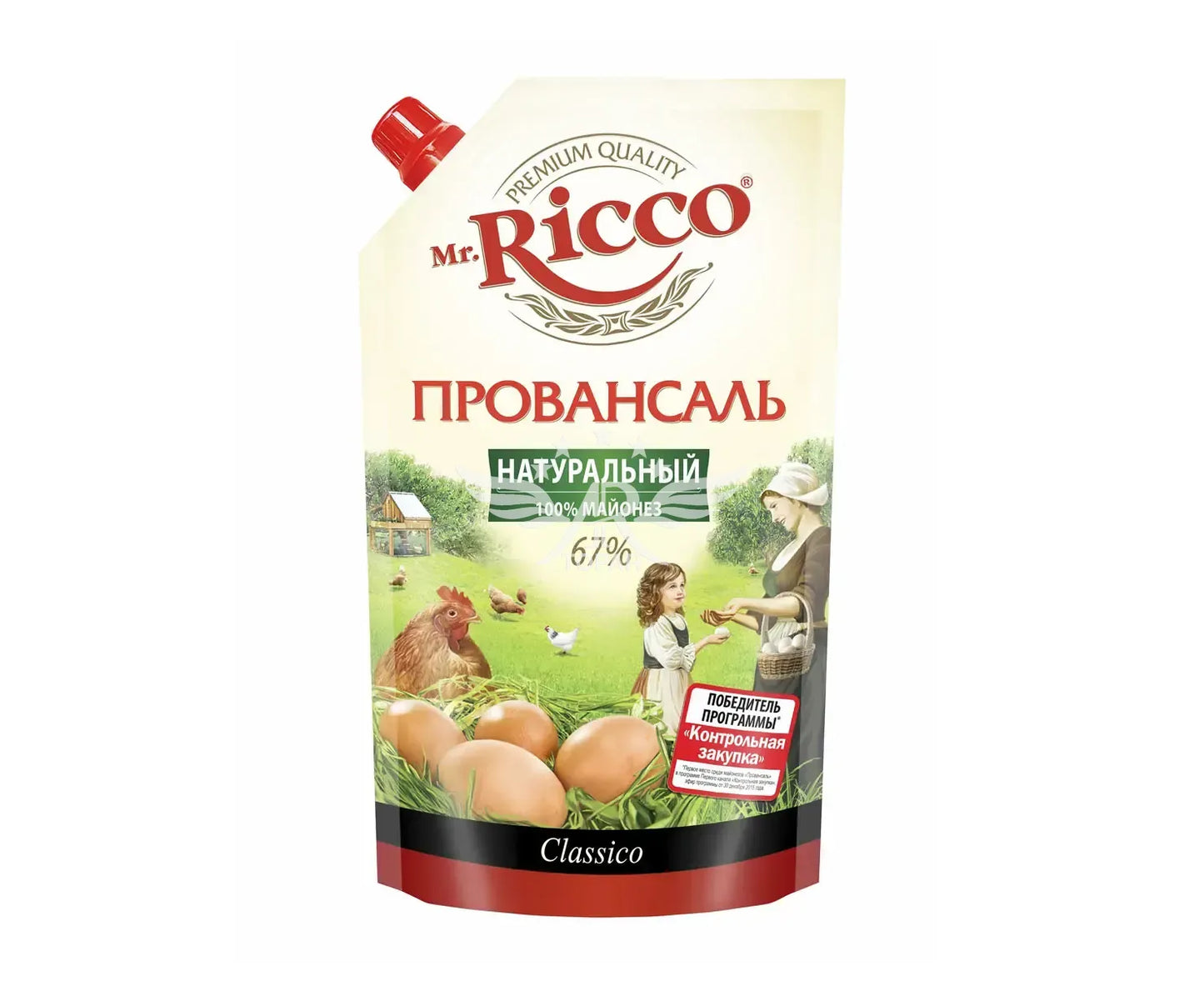 "Mr. Ricco" Mayonnaise Provençal Classico 67%, 800ml