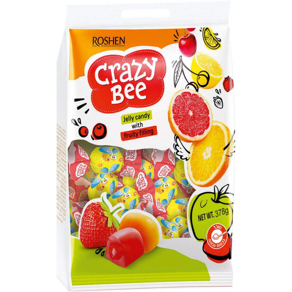 Roshen Crazy Bee Jelly Candy, 378g