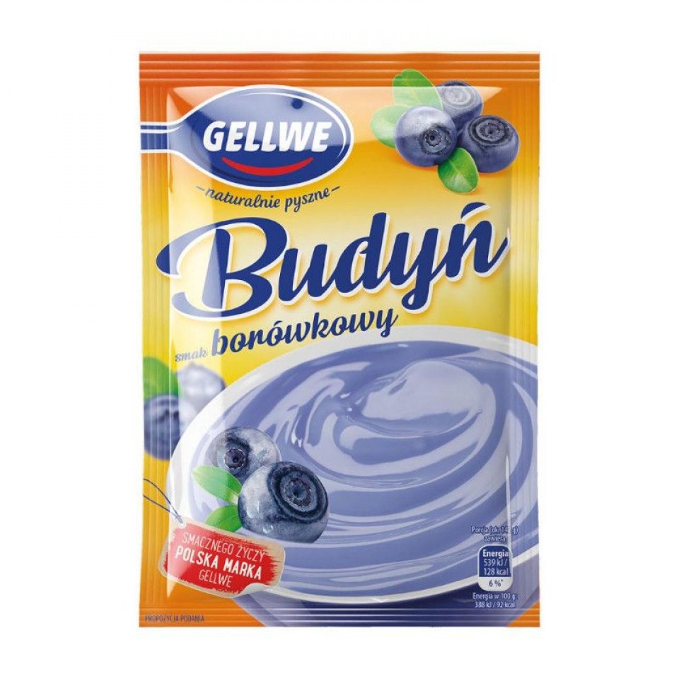 Gellwe Blueberry Pudding, 40g