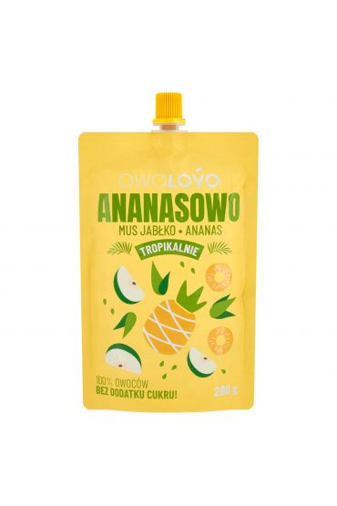 Owolovo Apple-Pineapple Mousse, 200g