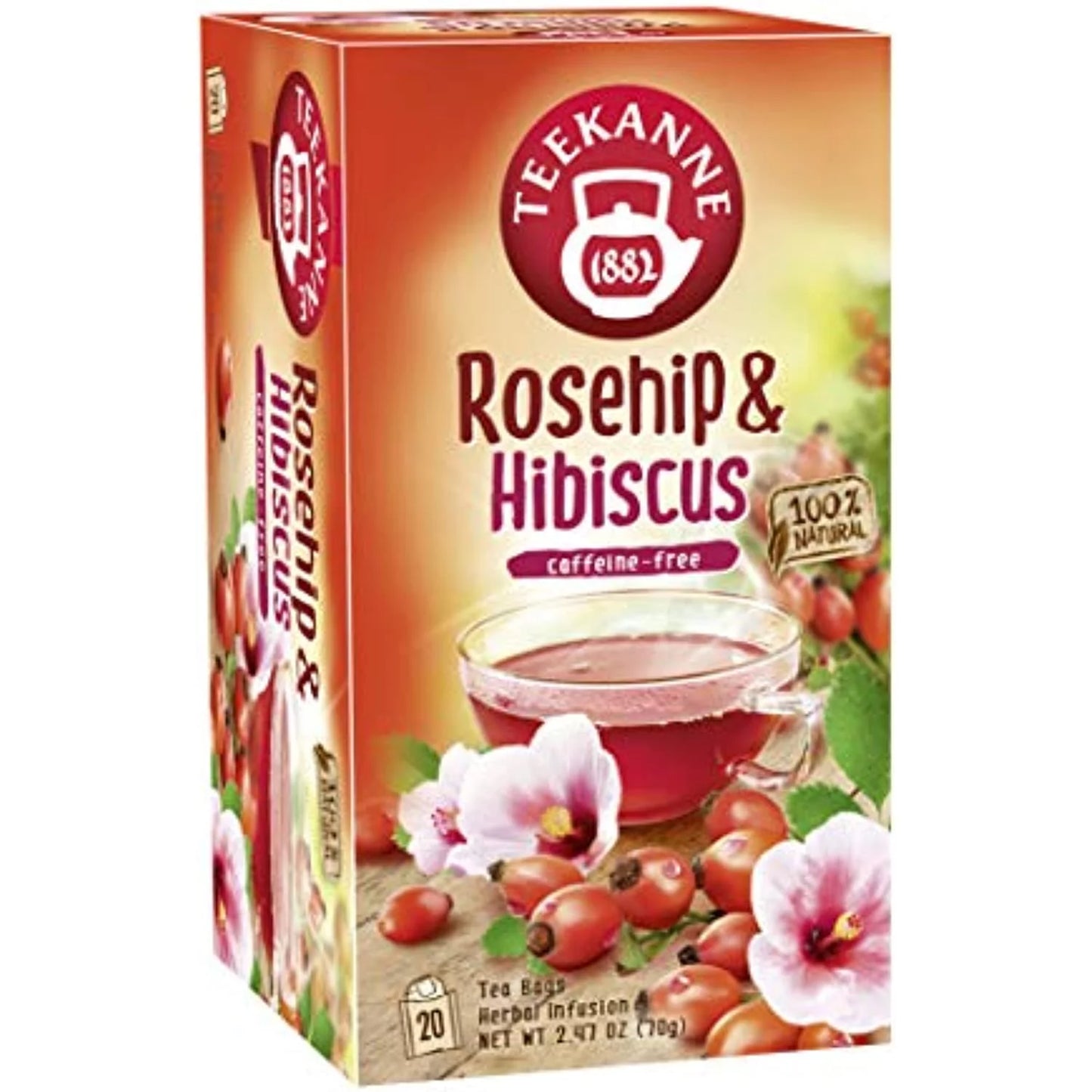 pack of Teekanne Rosehip & Hibiscus, 60g