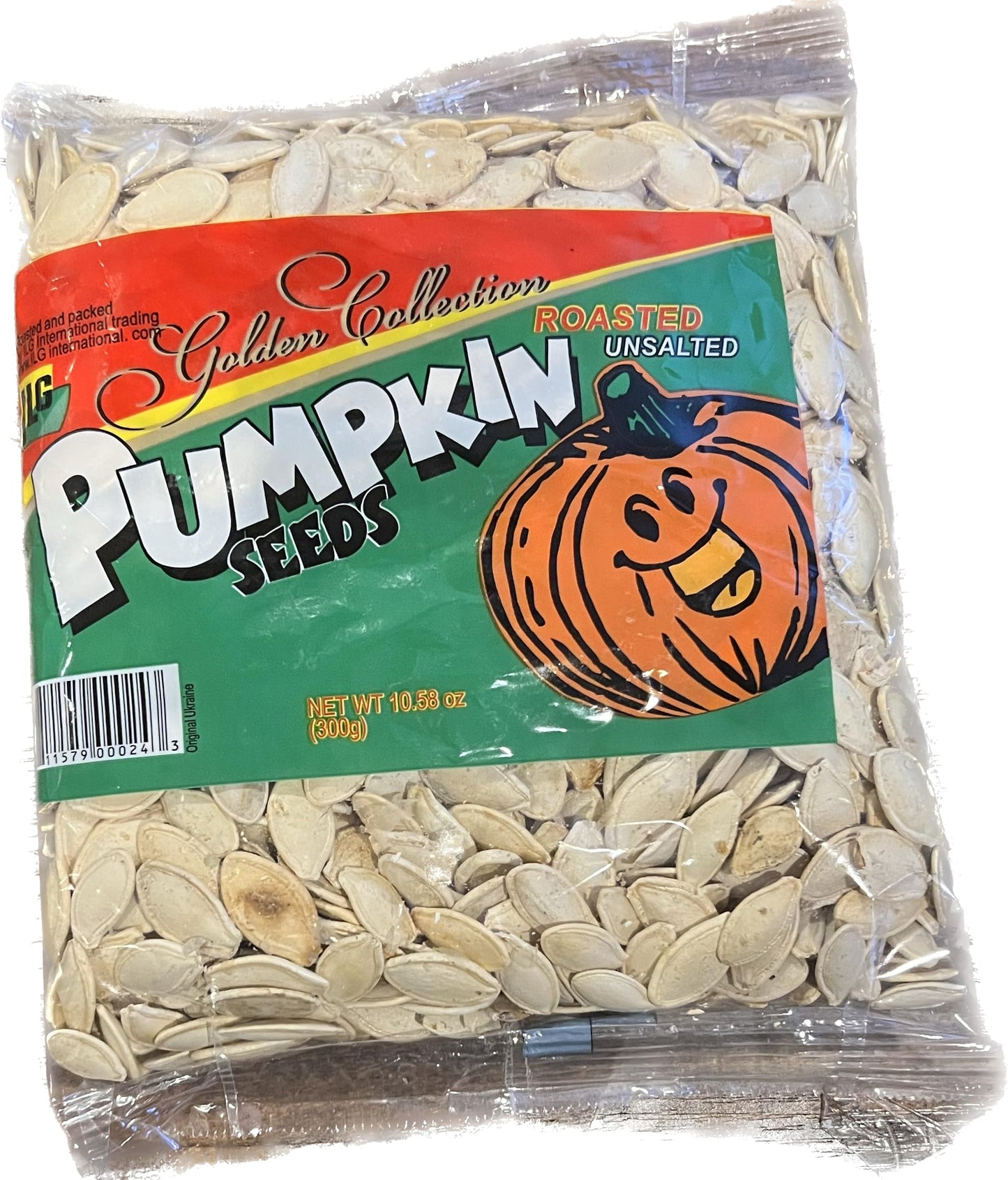 Roasted Unsalted Pumpkin Seeds, 300g