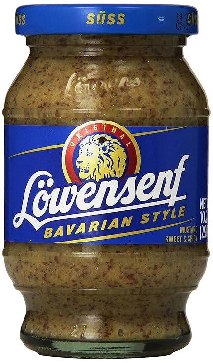 Lowensenf Bavarian Sweet Mustard Jar, 285g