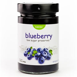 Vavel Blueberry Jam Reduced Sugar Preserves, 290g