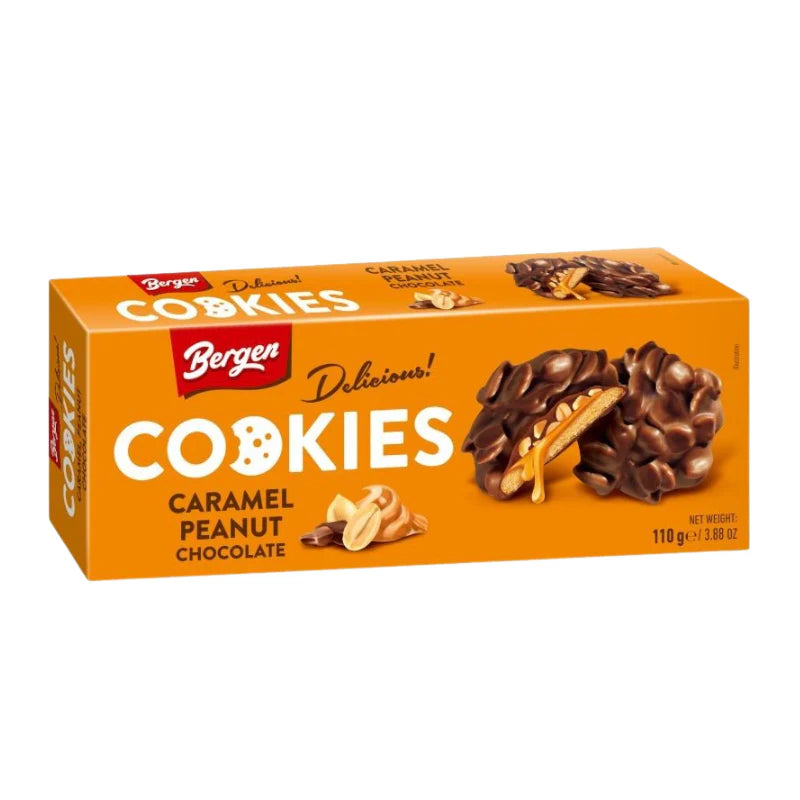 Bergen Cookies Caramel Peanut, 110g