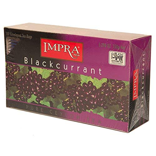 Impra Blackcurrant Pure Ceylon Tea, 100TB