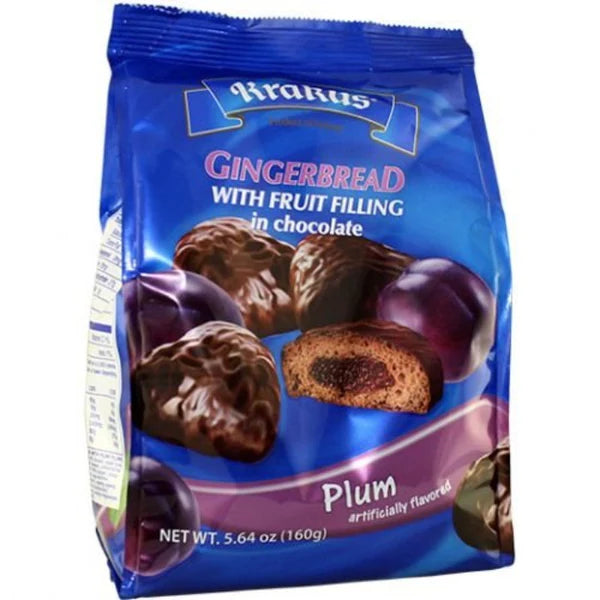 Gingerbread w/ Plum Filling in Chocolate, 160