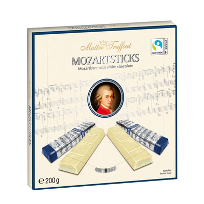 Mozartbars With White Chocolate, 200g