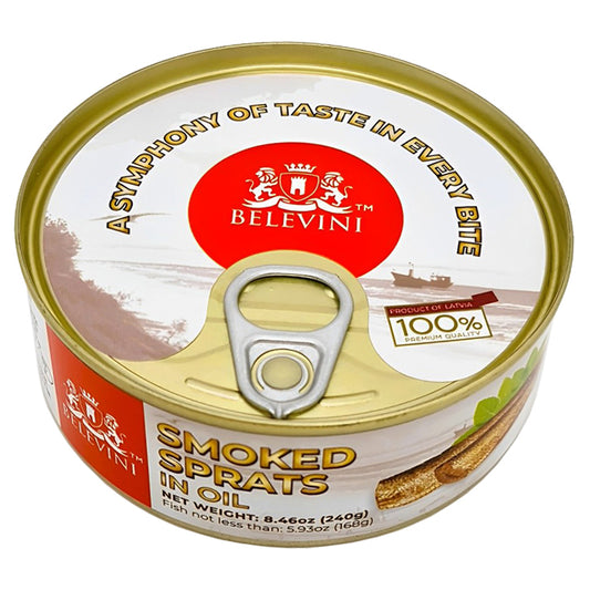 Belevini Smoked Sprats in Oil, 240g