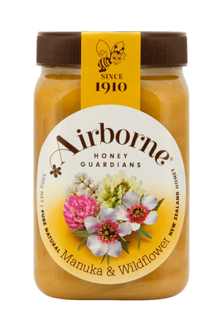 pack of 50+ Manuka & Wildflower Honey w/ Pollen, 500g