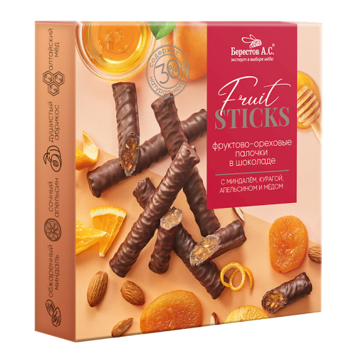 pack of Apricot & Almond Fruit Sticks, 175g