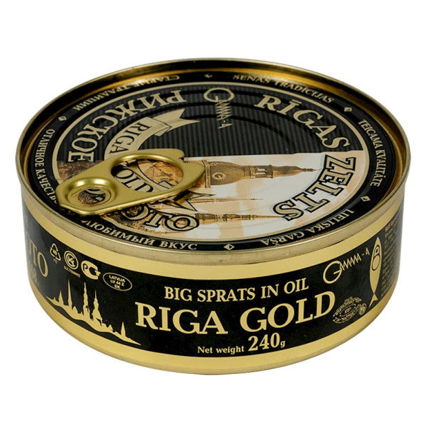 Riga Lux Smoked Big Sprats in Oil, 240g