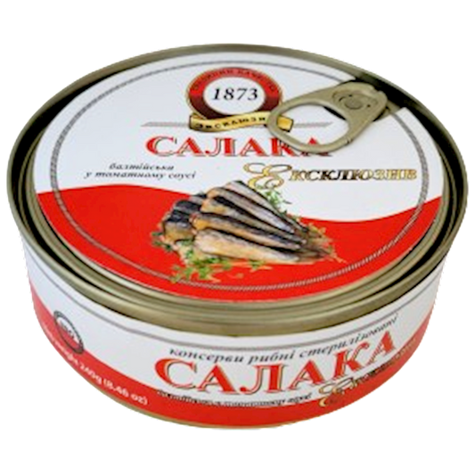 Herring Baltic herring in Tomato Sauce, 240g