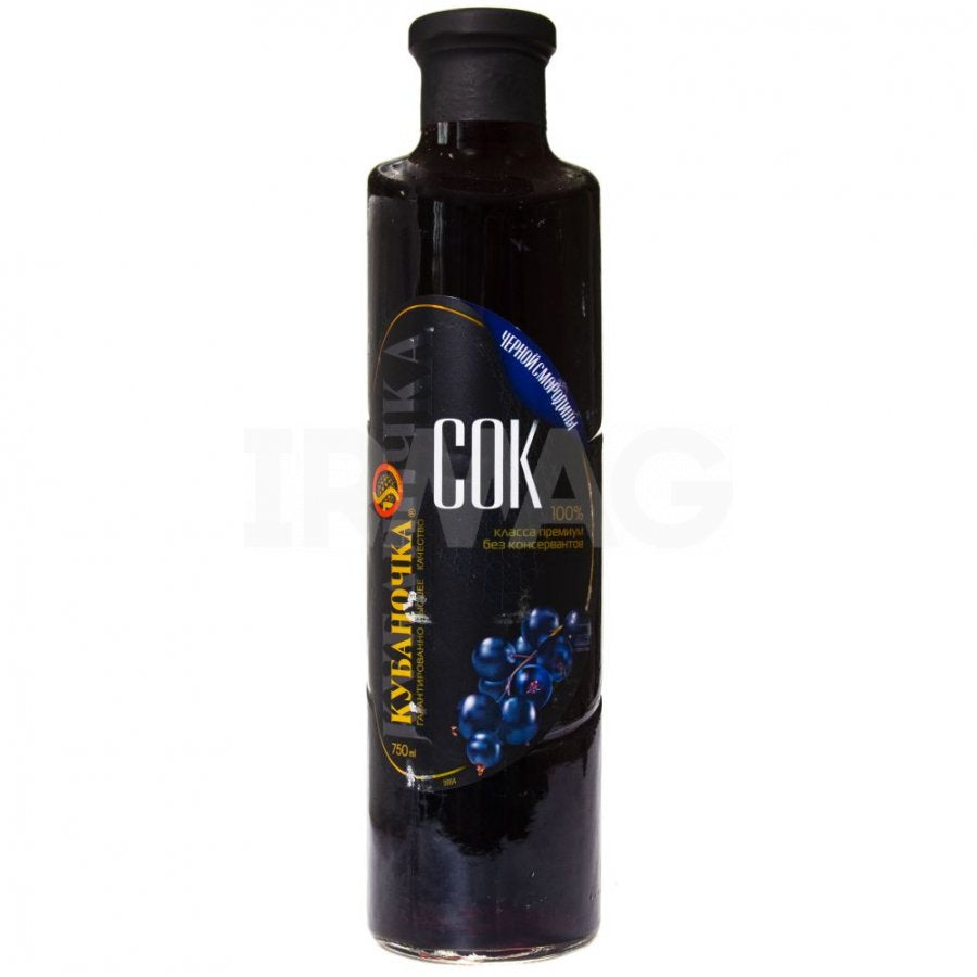 Kubanochka Blackcurrant Juice, 750ml