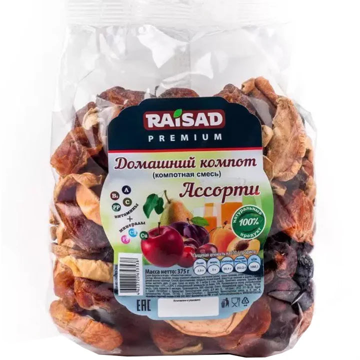 Raysad Dried Fruit Mix for Compote, 375g