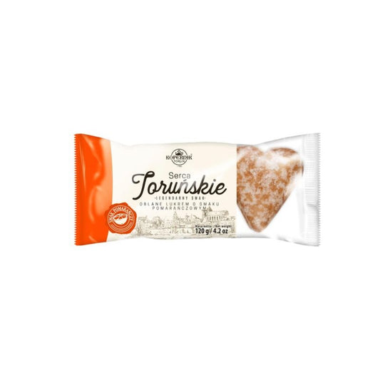 Kopernik Toruń Hearts Glazed Orange, 120g