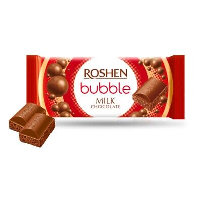 Roshen Bubble Milk Chocolate Bar, 80g