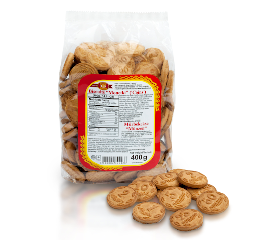 Coin Biscuits, 400g