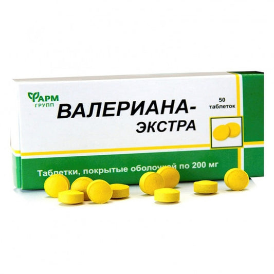 Valerian Extra Tablets, 50g