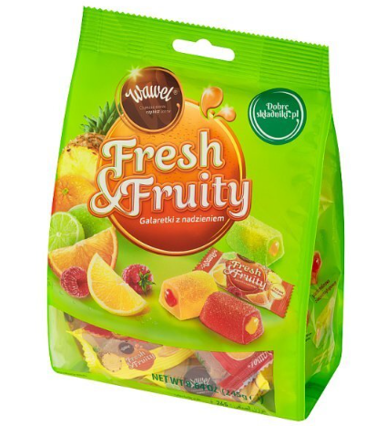 Fresh & Fruity Jelly Candy, 245g