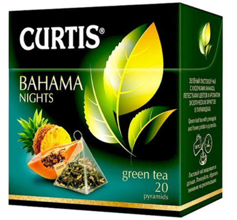 box of Curtis Bahama Nights Green Tea, 20TB