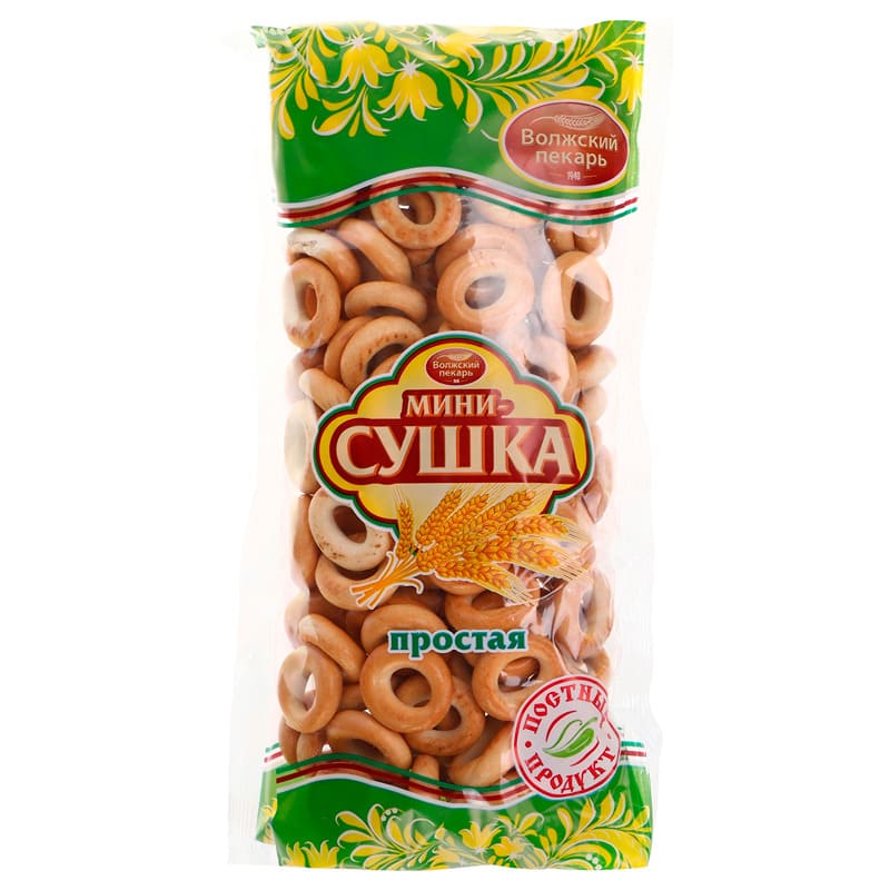 pack of Volzhskiy Pekar Mini Bread Rings, 180g