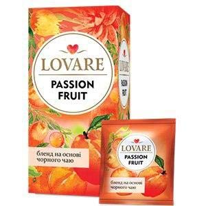 box of Lovare Passion Fruit Black Tea Blend, 24TB